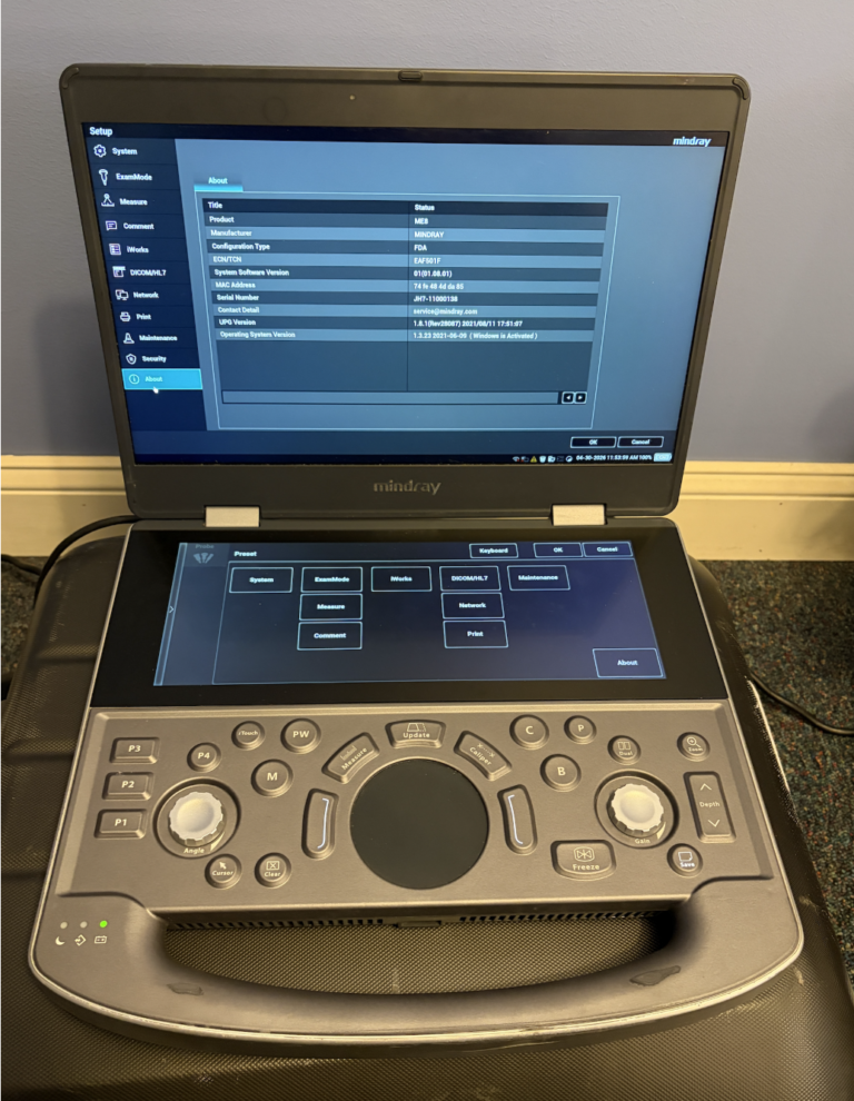 Mindray ME8 Ultrasound System