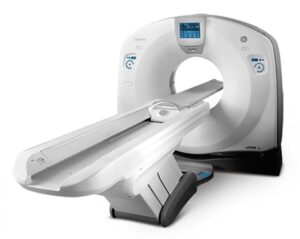 GE Optima 660 128 Slice Cardiac Mobile CT Scanner